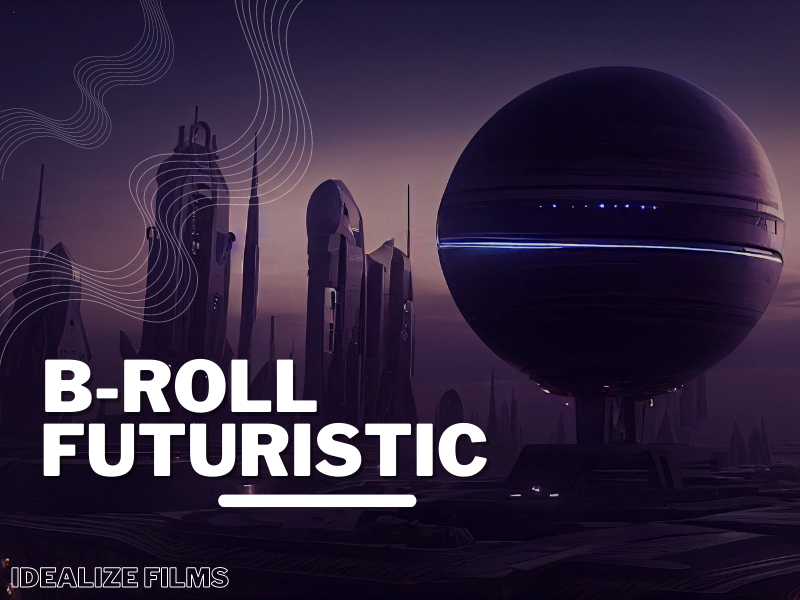  broll futuristico - Uma imagem do futuro bem tecnologica e cyberpunk.